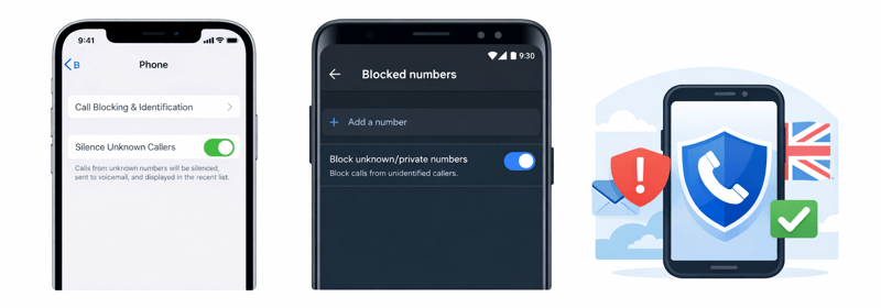 Bloquear números desconocidos en iPhone y Android